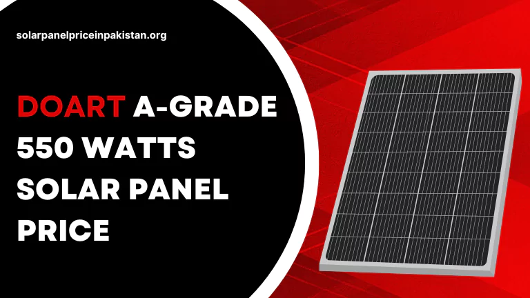 Doart 550 Watts Solar Panel Price Today