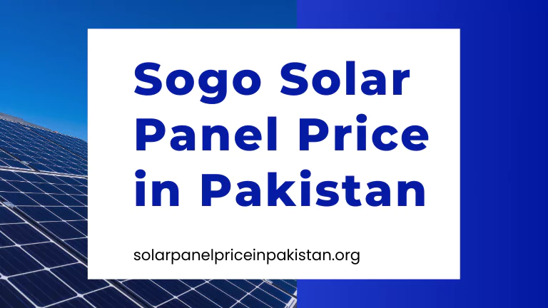 Sogo Solar Panel Price