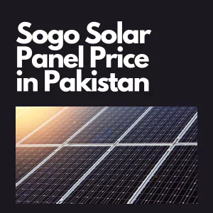 Sogo Solar Panel Price